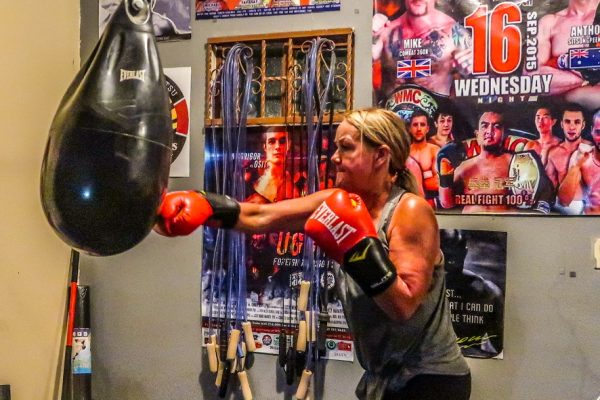 Boxing training in Mexico