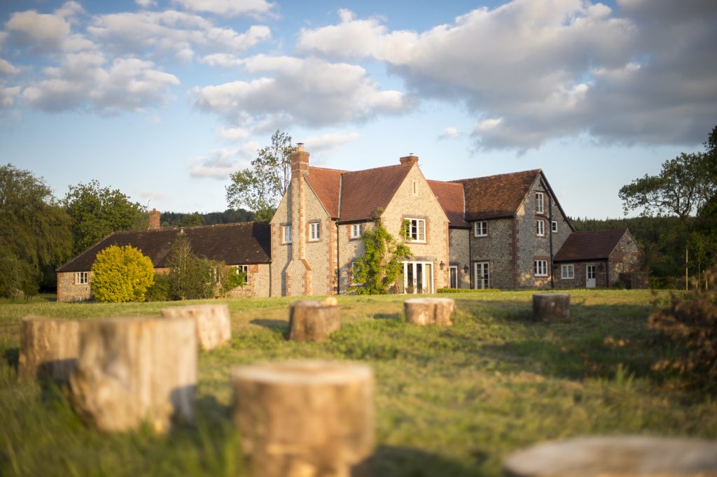 The Farmhouse main retreat centre building