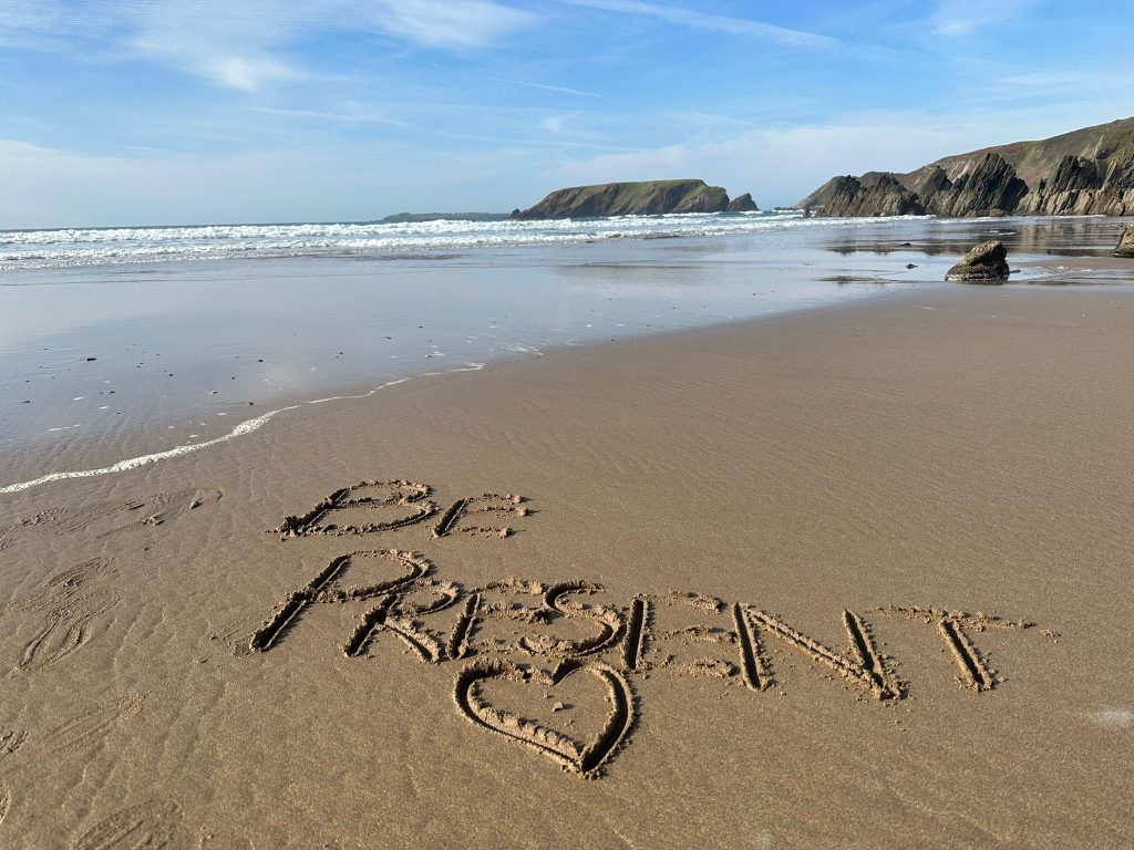 Writing on sand